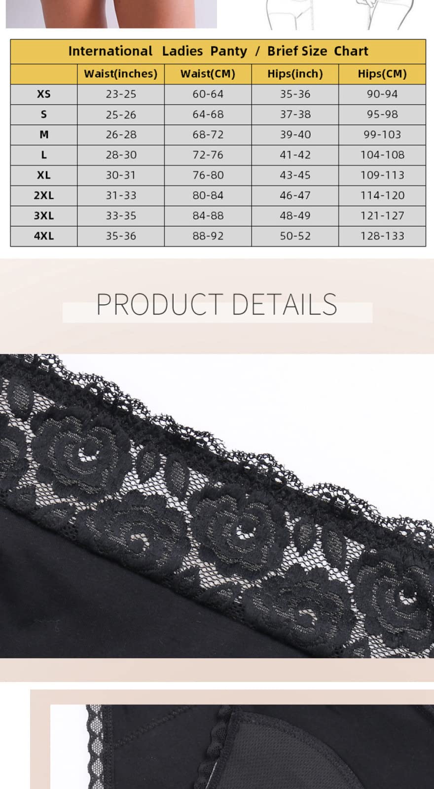 Shorties Femmes 3/5PCS Dentelle Pétale Culotte Physiologique Femme Culotte Anti-Fuite Avant et Après La Menstruation