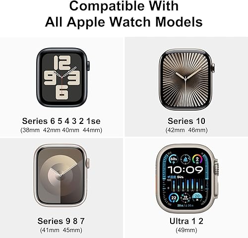 Miniatura 2 de Hapysen Conectores de correa de reloj para adaptador de correa de Apple Watch, accesorio de enlace de repuesto para iWatch Ultra (1.929 in) Series 9