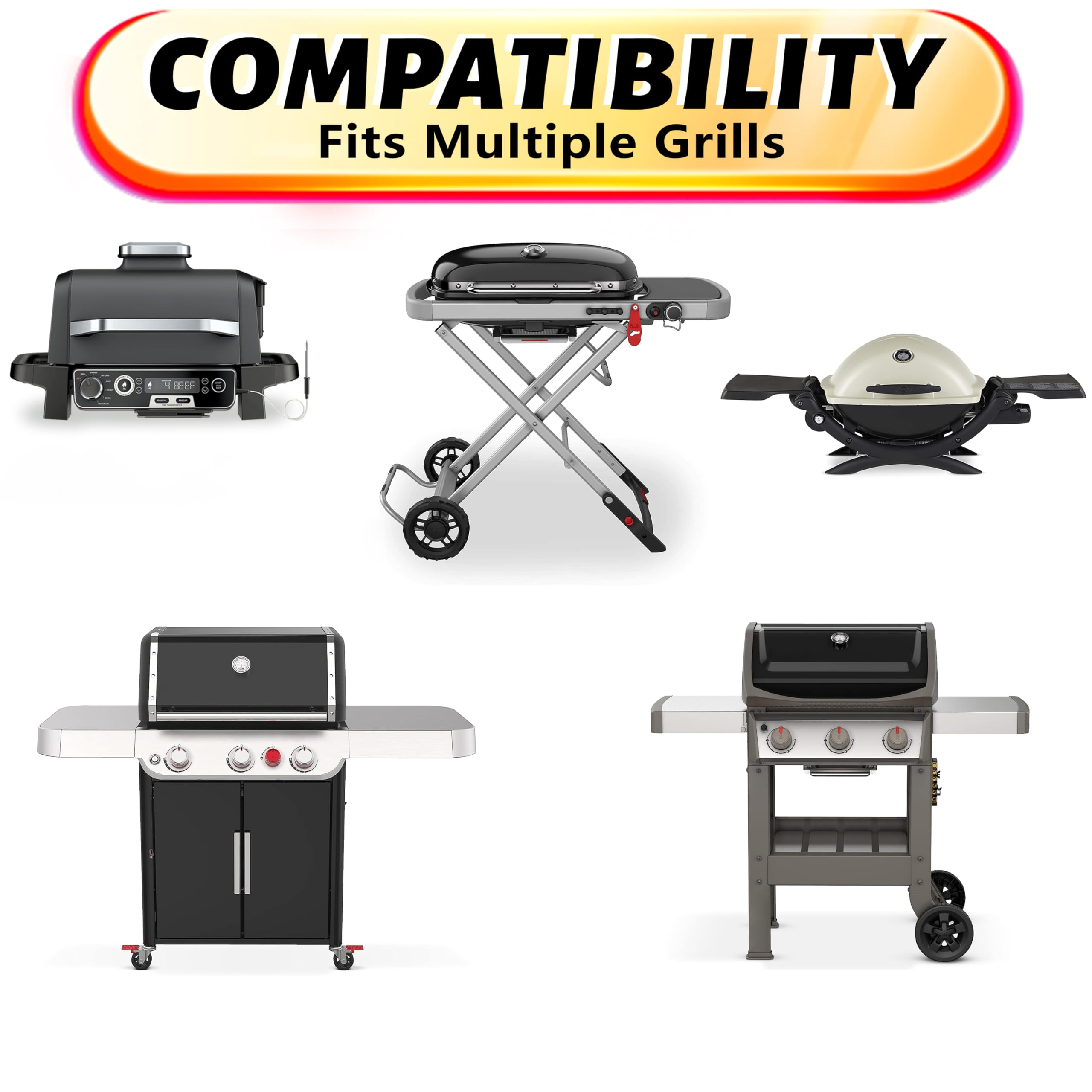 TOHONFOO Confezione da 20 fodere per padelle antigoccia per Ninja OG701 Woodfire Outdoor Grill & Smoker – Griglia in alluminio Grasso Vassoio – Coppa posteriore per accessori per piastra Ninja
