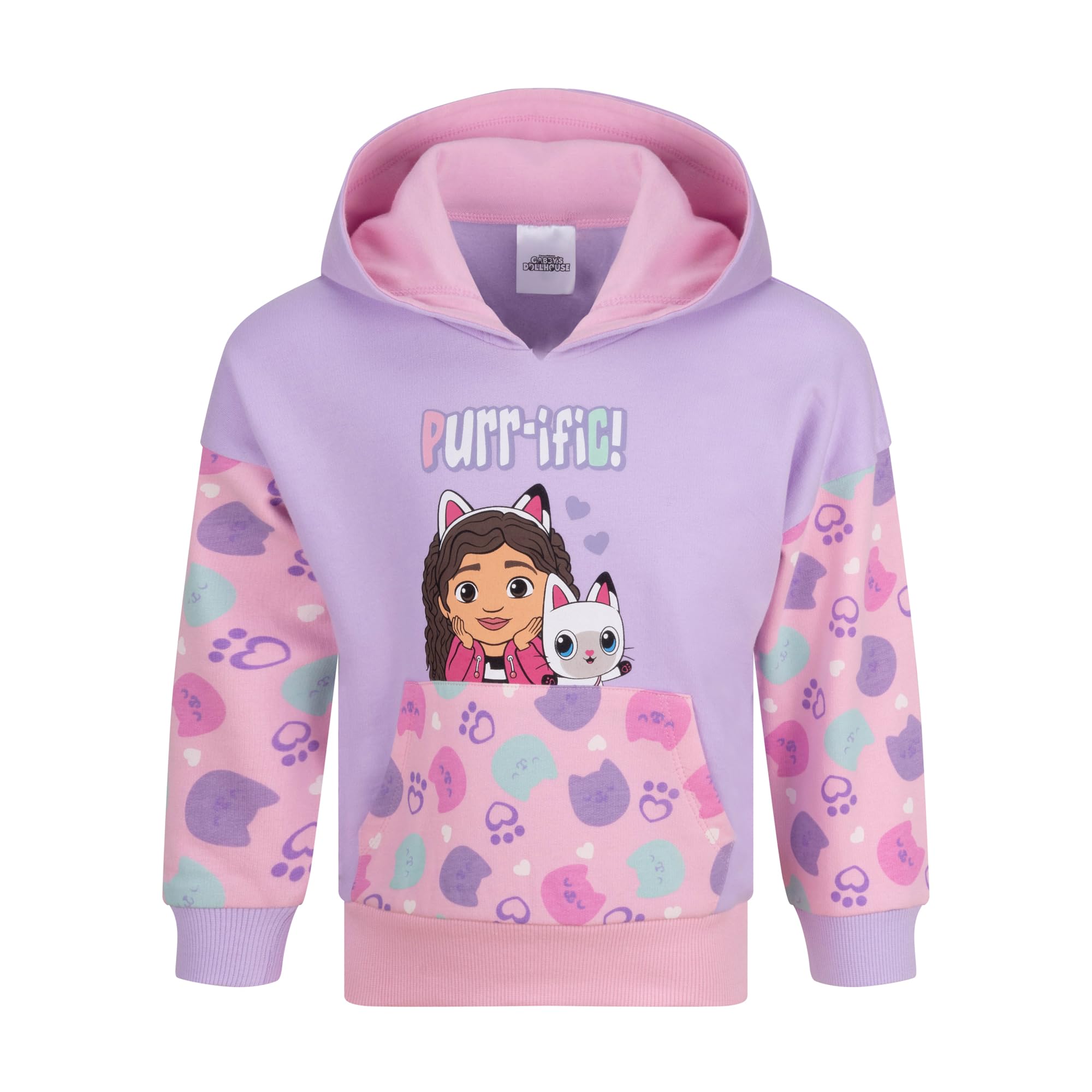 Dreamworks Gabby's Dollhouse Girls Gabby 'S Dollhouse Hoodie For 4-5 Years: 110Cm, Pink