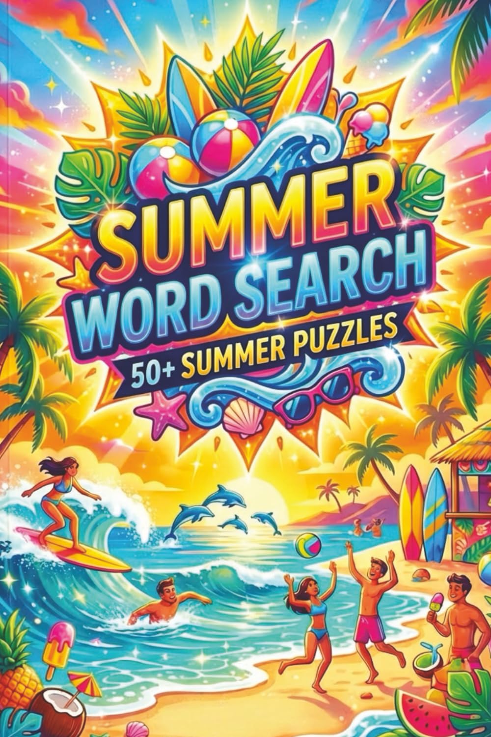Summer Word Search Puzzle Book: Beach, Sunshine, and Summer-Themed Puzzle Fun