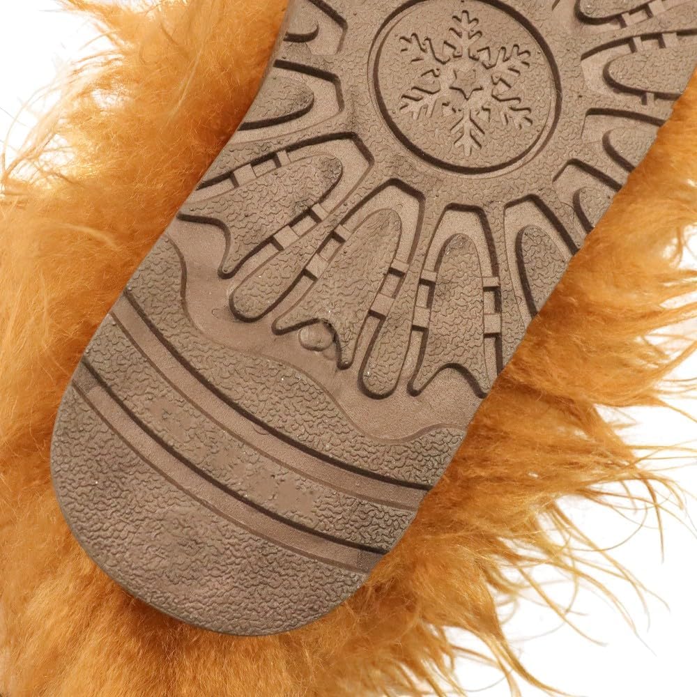 Liliana Women Over the Knee Thigh High Faux Fur Boots, Tall Fashion Fluffy Furry Boots For Ladies