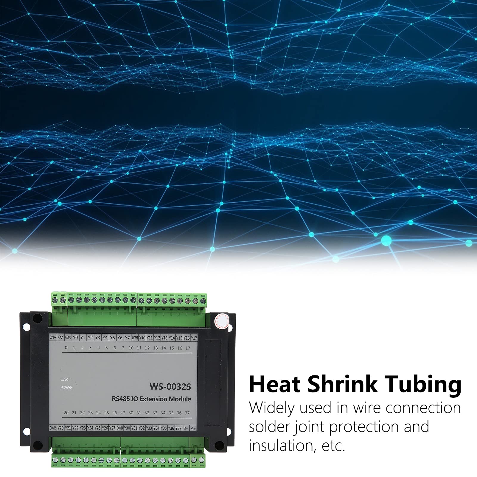 RS485 to Ethernet Module Extension ETH-MODBUS-IO8R-A | LK Tronics RS485 IO  拡張モジュール、