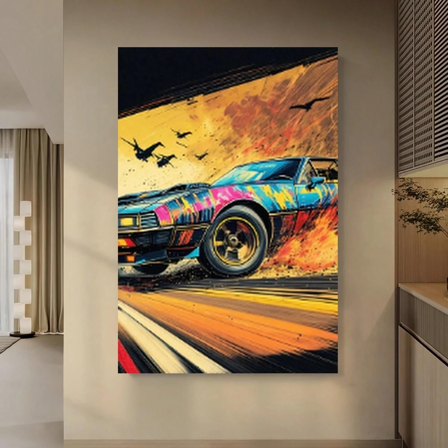 Cuadro para póster decorativo de 40x50cm sin marco listo para colgar en paredes de dormitorios