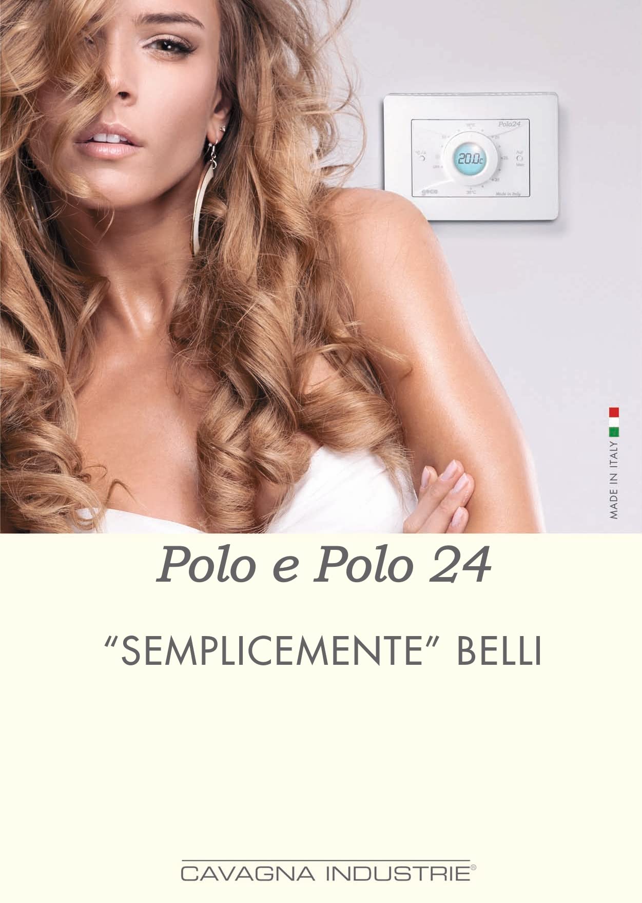 Cronotermostato Giornaliero Geca Polo24 Elettronico a Batterie da Parete (Nero)