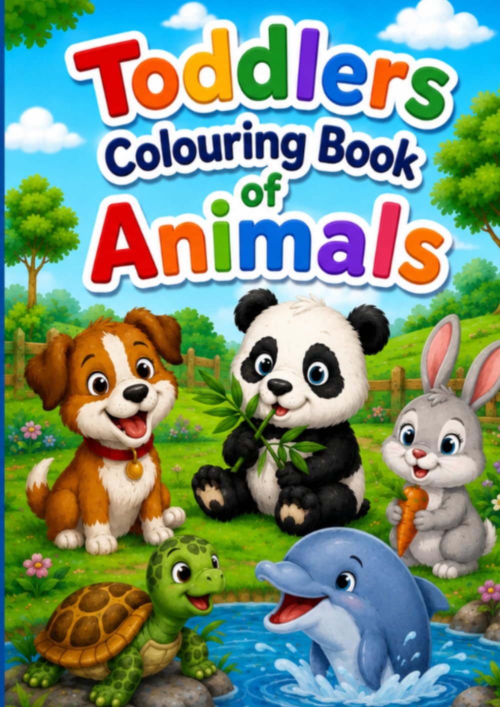 Toddler Animal Colouring Book