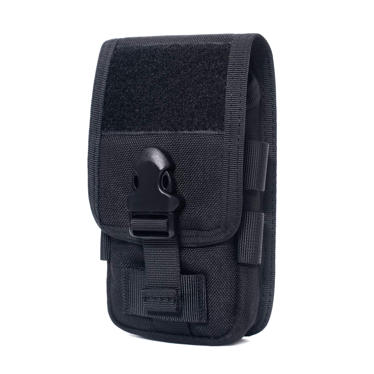 TRIWONDER Tactical Phone Pouch Molle, Smartphone Holster Bag EDC Utility Cellphone Lock Card Holder Organizer Fit for Waist Belt Case