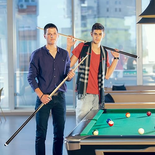 Miniatura 7 de Tacos de billar para casa de billar, 4 piezas, puntas de billar de 0.512 in, palillos de billar de madera dura, juego de 4