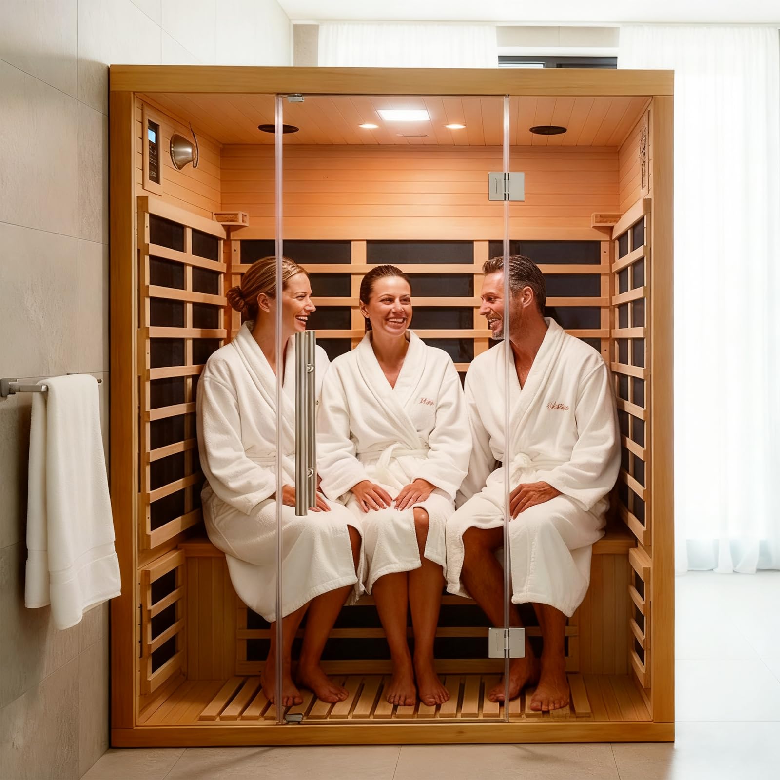 Homsido 2-3 Person Indoor Far Infrared Sauna