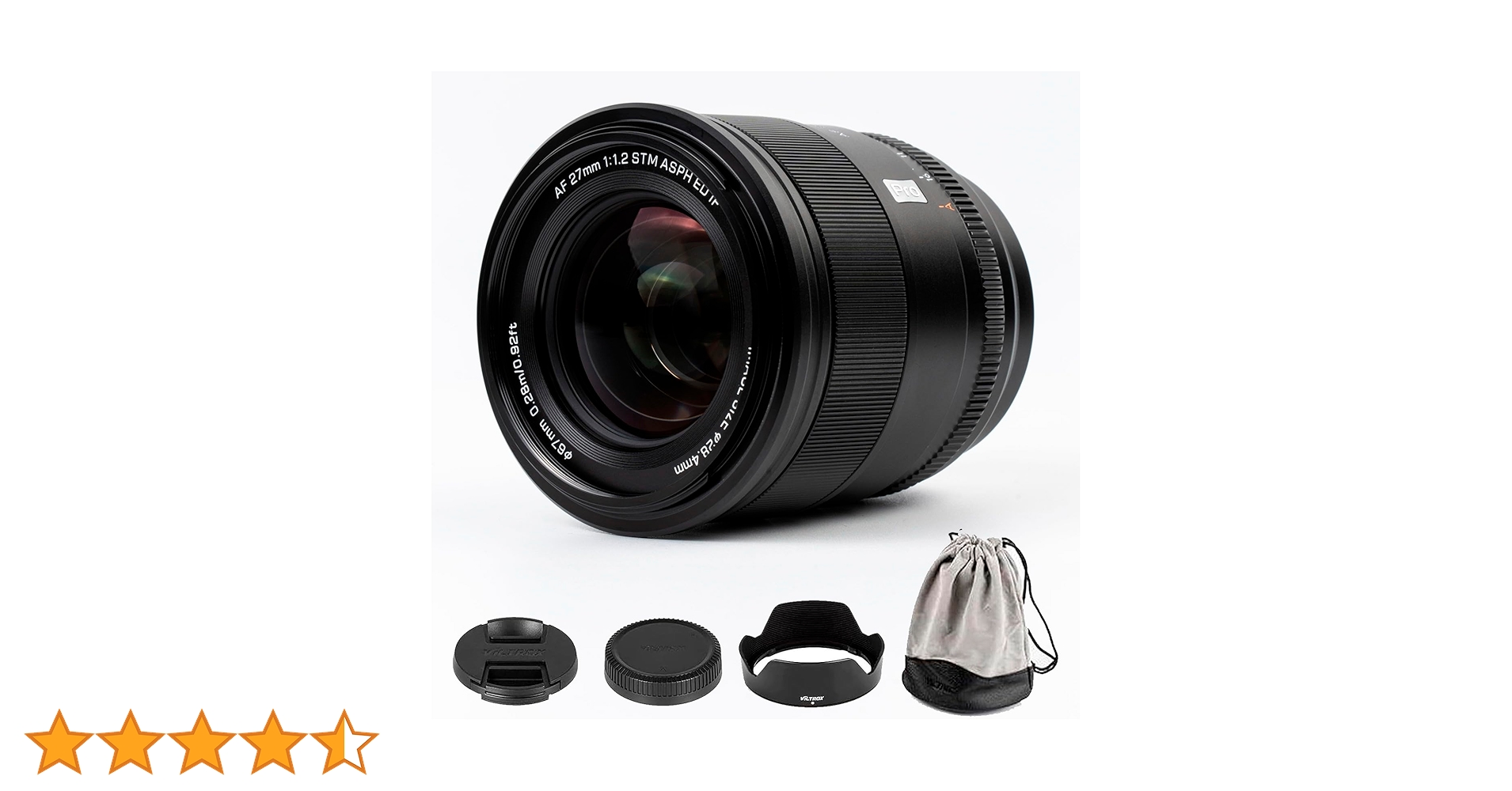 VILTROX 27mm f/1.2 F1.2 Pro XF Mount APS-C Portrait Autofocus Lens