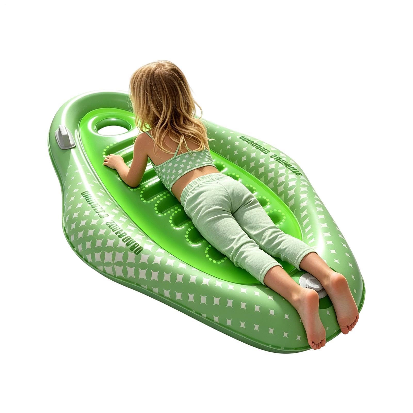 pour Plage Planche De Bodyboard Gonflable Légère Et Flottante avec Poignée | Flotteurs Natation Enfant Pour La Piscine Surf Sur Lac Vacances Été Et Séjour Temps En Jeux Et Sports