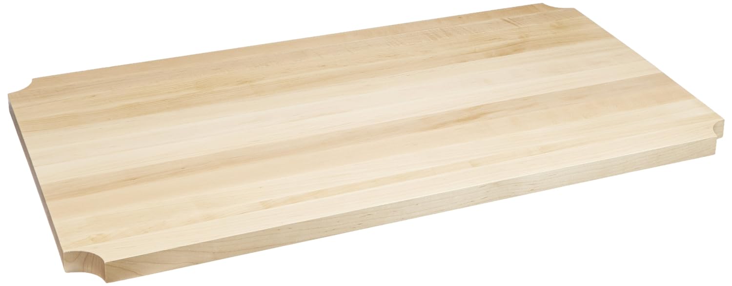 John Boos MPLWS2136125V Hardwood Shelf Overlay, Varnique Finish, Hard Rock Maple, 1