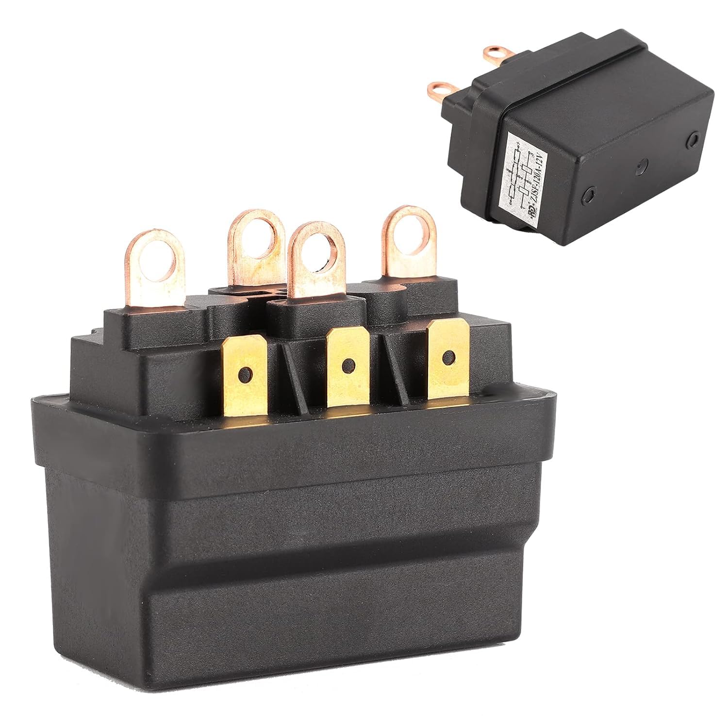 Aramox 12V 120A Acciaio Universale Verricello Relè Contattore Verricello Solenoide Verricello Relè Solenoide per ATV UTV 4X4 Veicoli