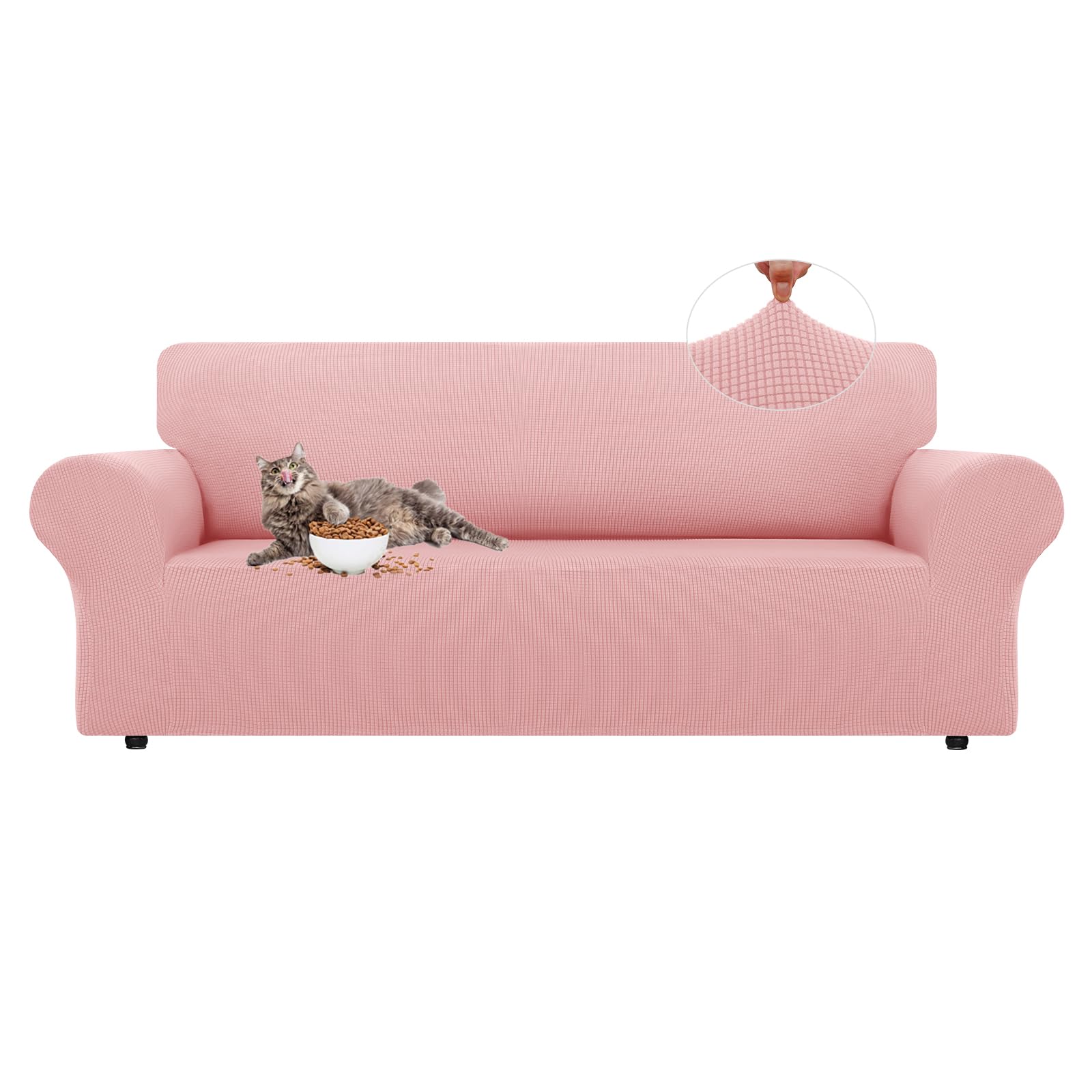 Amazon.com: LURKA Couch Covers for Sofa 1 Piece Stretch 3 Cushion