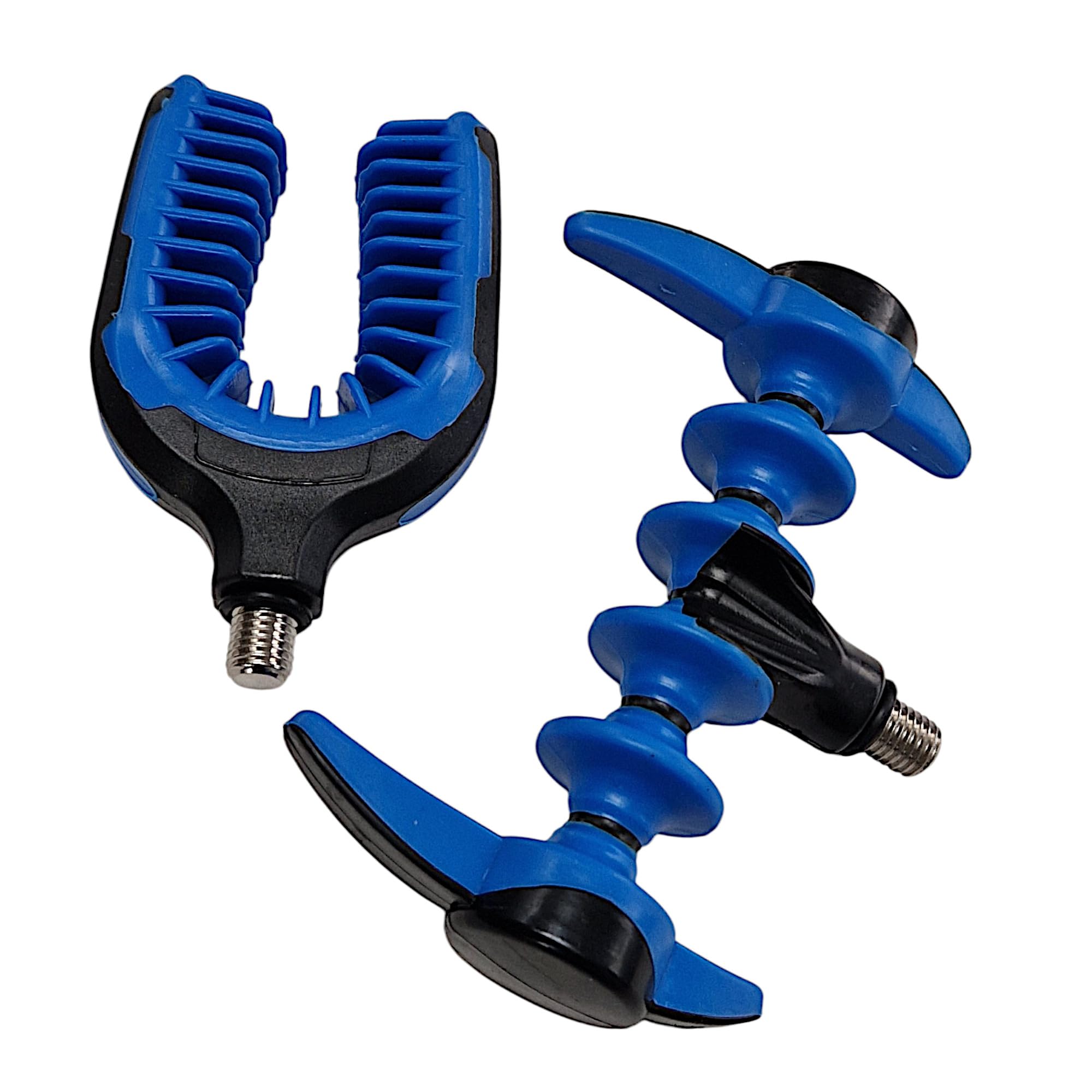 TJR Mini Raptor Coarse Fishing Rod rest heads with Feeder head and Gripper Rear Butt rest