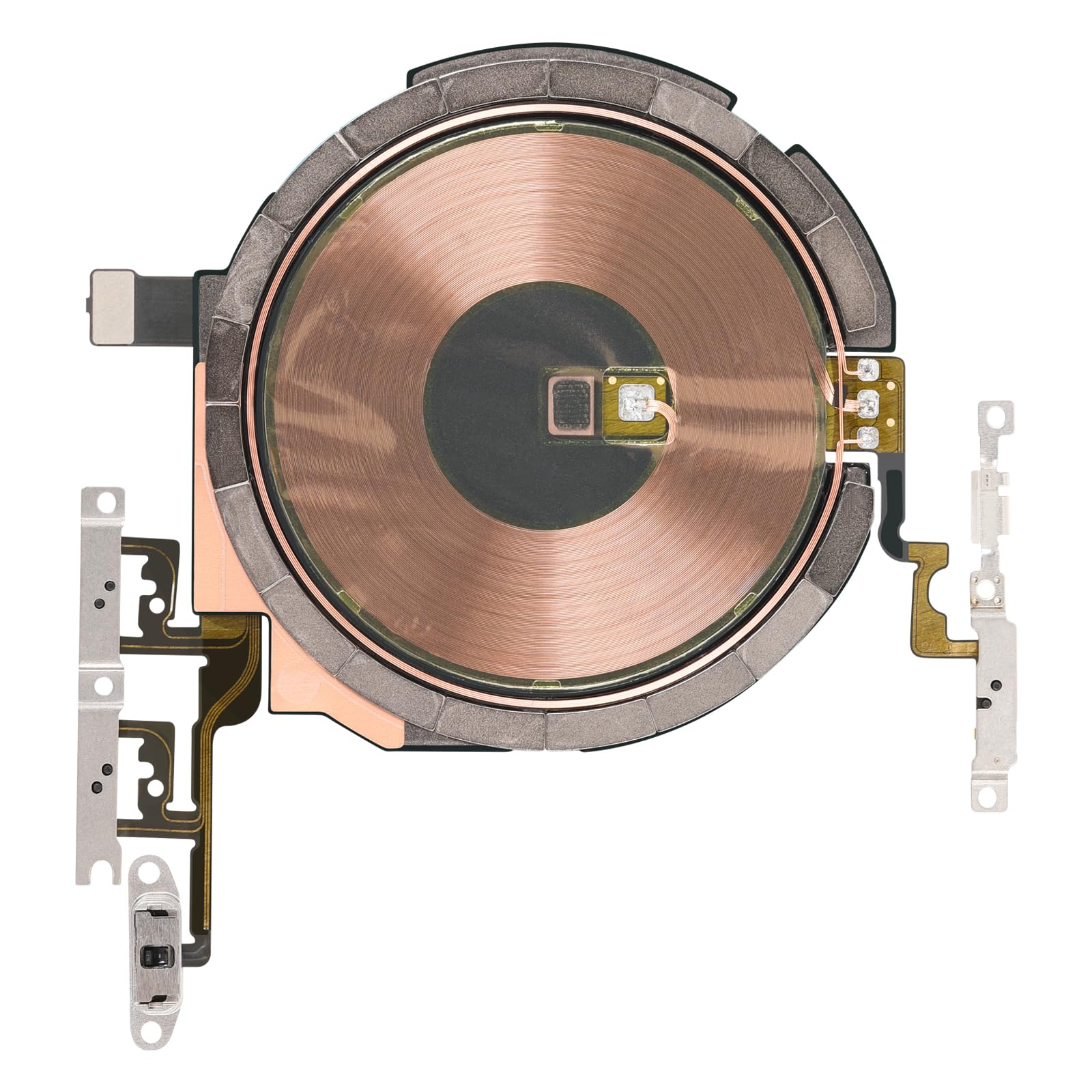 Risidamoy for iPhone 13 Mini NFC Chip Power Volume Button Wireless Charging Signal Antenna Pre-Installed Volume Button Replacement On/Off Flex Cable Silent Switch Repair A2626 A2628 A2629 A2630 A2481