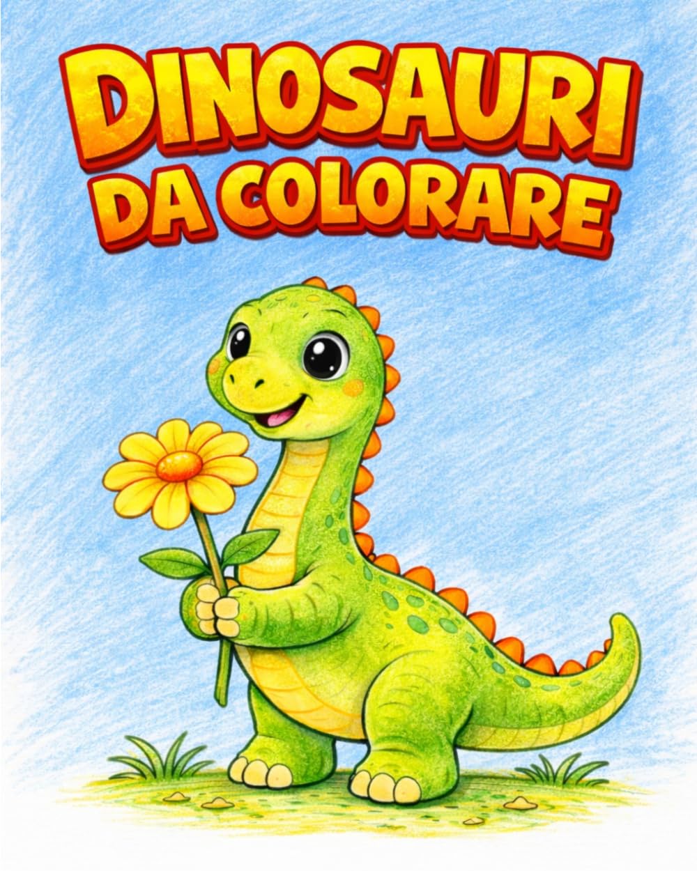 Dinosauri da Colorare: libro da colorare per bambini da 4 a 6 anni