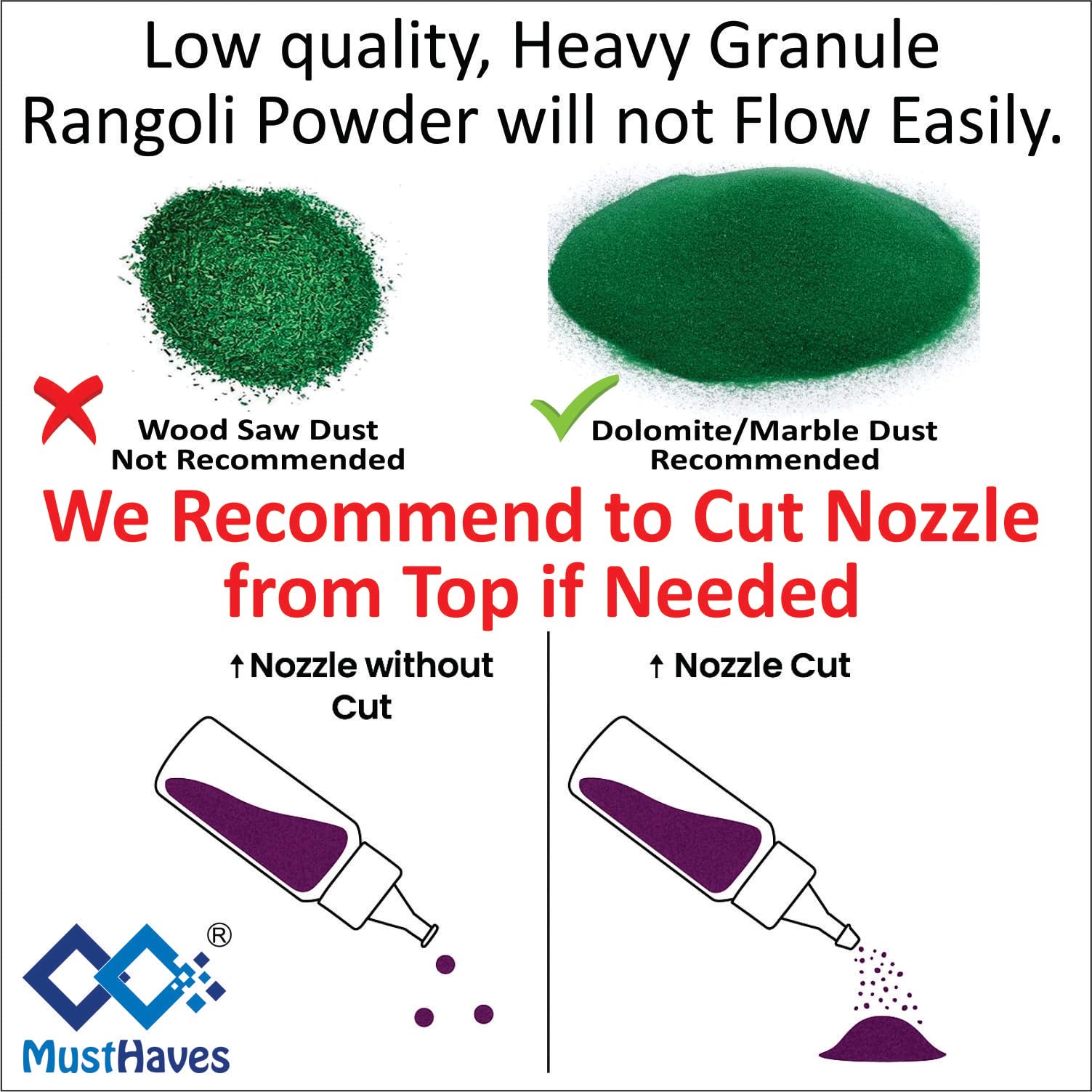 Rangoli Bottles with Nozzle - 12 Pack -4