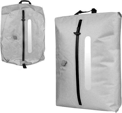 AIDONS Bolsas de vacío para viajes con ventana transparente y bomba de 5 KPa, bolsas de sellado al vacío para ropa de viaje, IP67, organizadores de