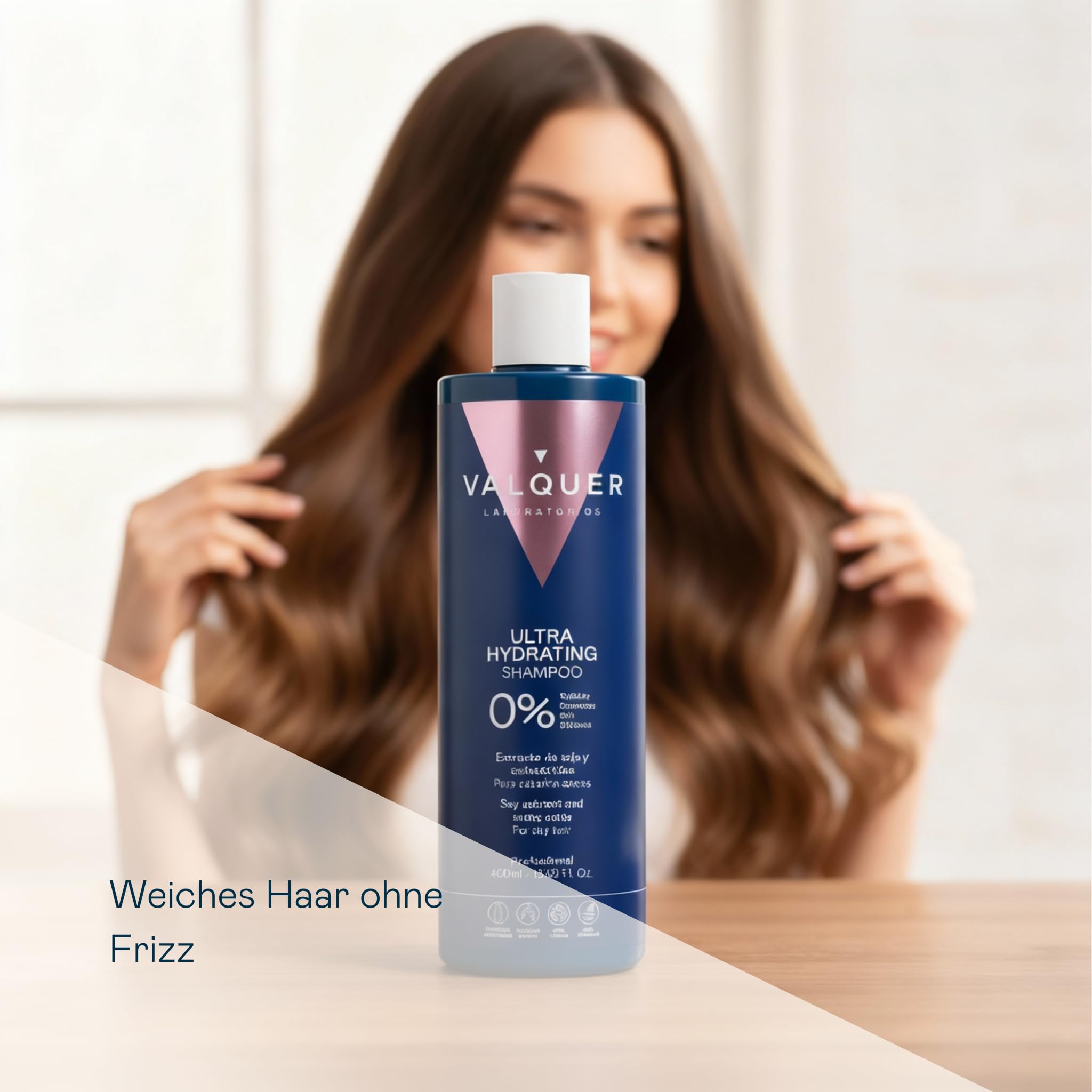 Valquer Feuchtigkeitsspendend Pack | Shampoo, Haarmaske und Conditioner