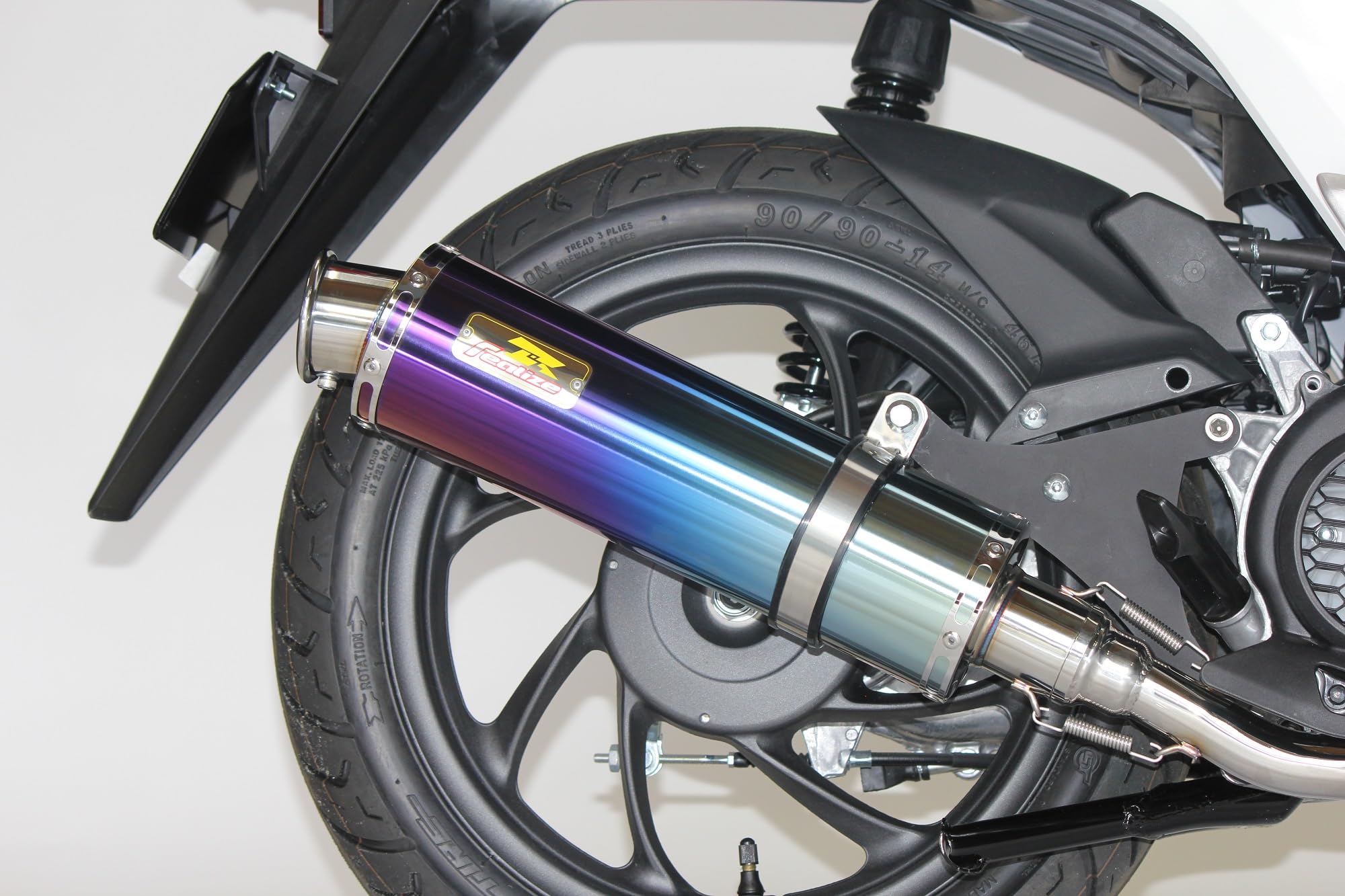 Amazon | Realize Dio110 ディオ110 バイクマフラー 2BJ-JK03 8BJ-JK03 