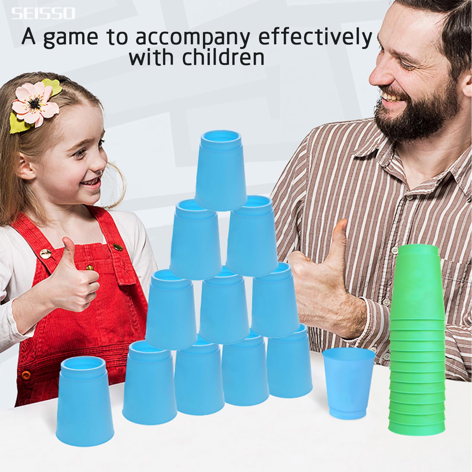 Quick Stacks Cups 12 Sets Sports Stacking Speed Training Game Stack Cup Challenge Abs Materials Sport Improve Hand Eye Coordination And Quickness For Kids Competitor Innovations Of Set Competition 4
