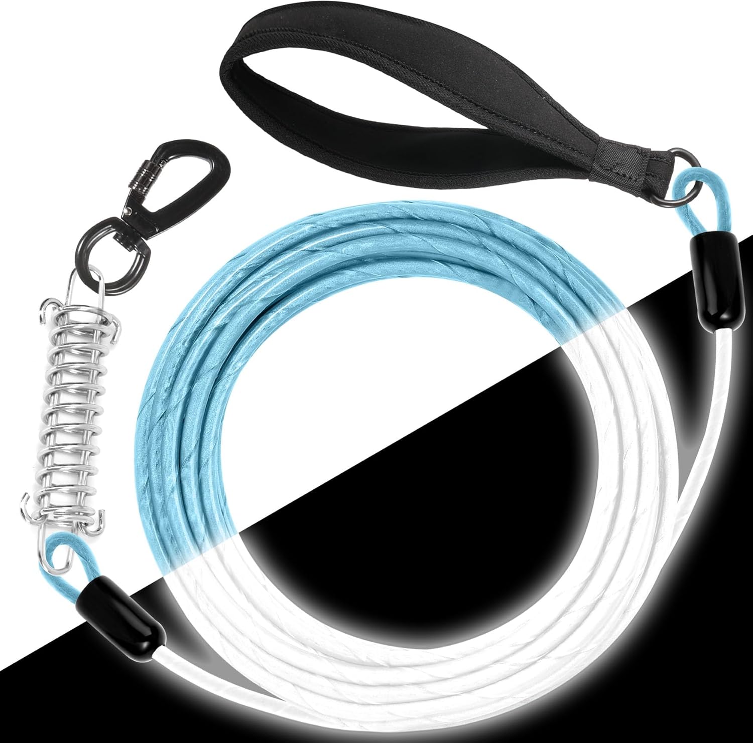 Reflective Dog Leash Chew Proof 5 ft Heavy Duty Dog Lead for Small Large Dogs