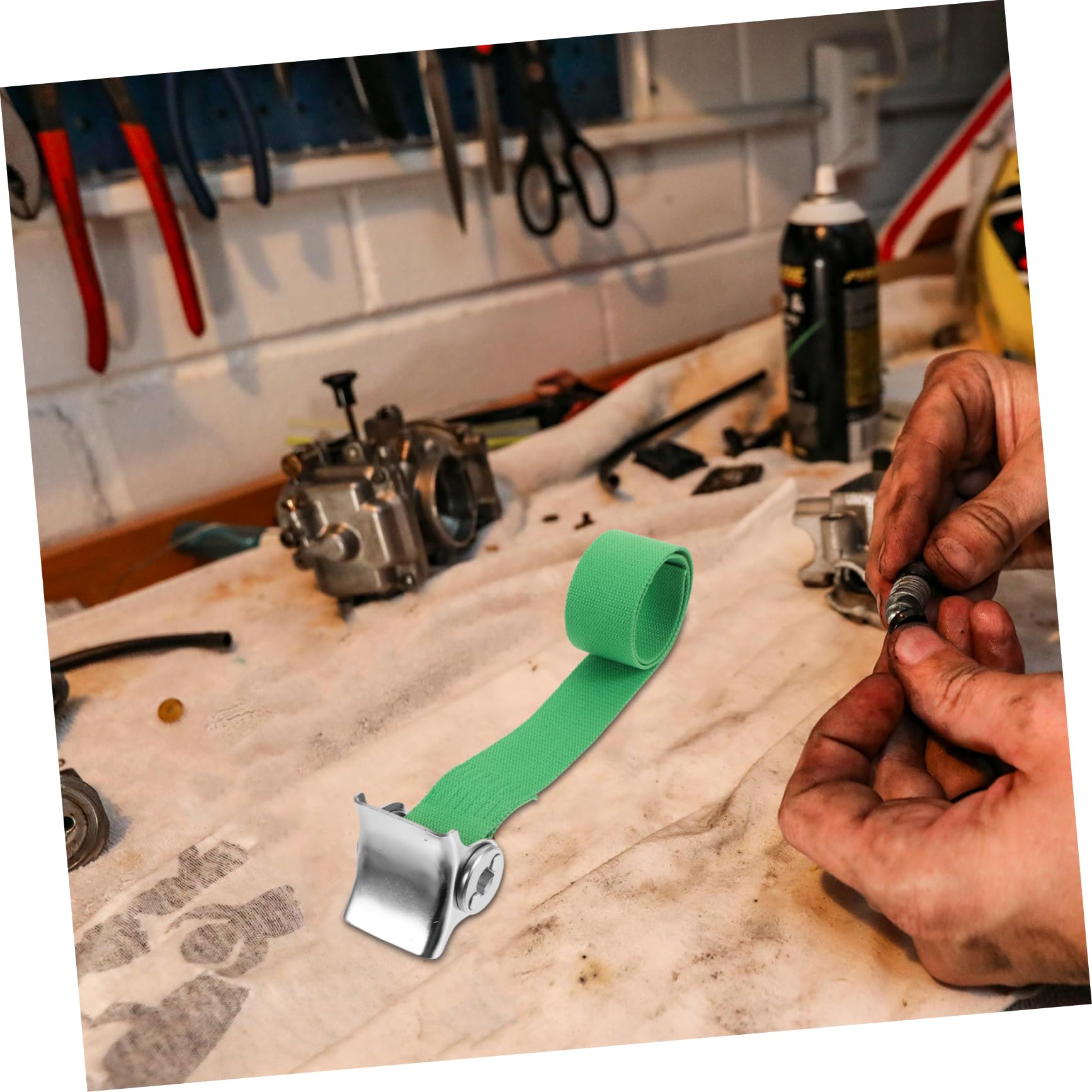 iplusmile 2stücke Verstellbarer Ölfilter-bandschlüssel Mit Antirutsch-gurt Robuster Edelstahl-ölfilterschlüssel Für Motorfilter Kompatibel Mit Motorrädern Und Lkw Sicher Und Einfach