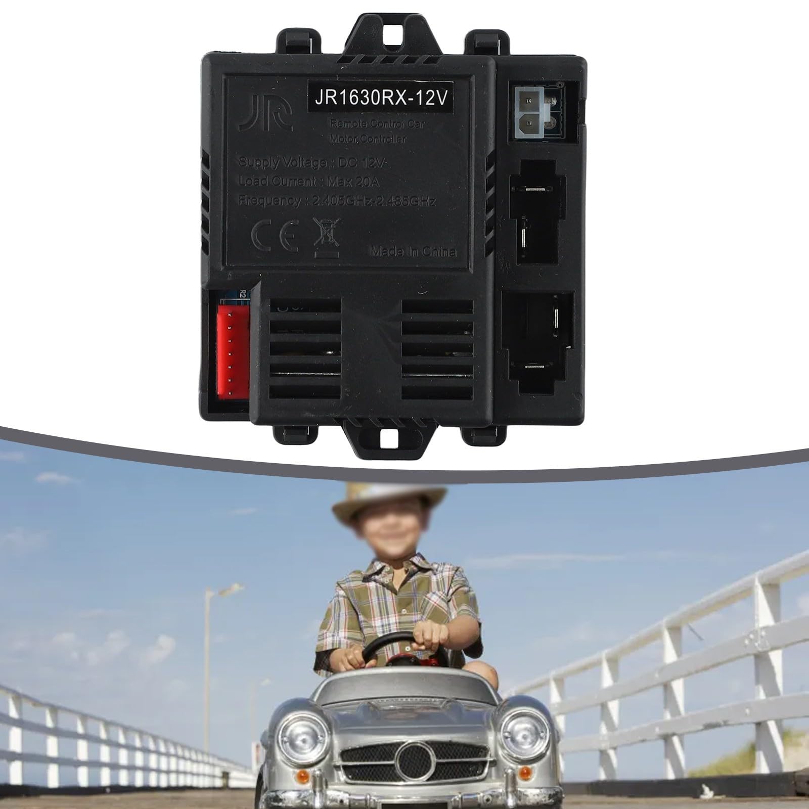 Contrôleur de récepteur RC 6 V 12 V pour enfants, compatible avec les modèles JR1958-2S JR1738RX JR1705RX JR1858RX, accessoire de rechange JR-RX Series (JR-RX-12V A)