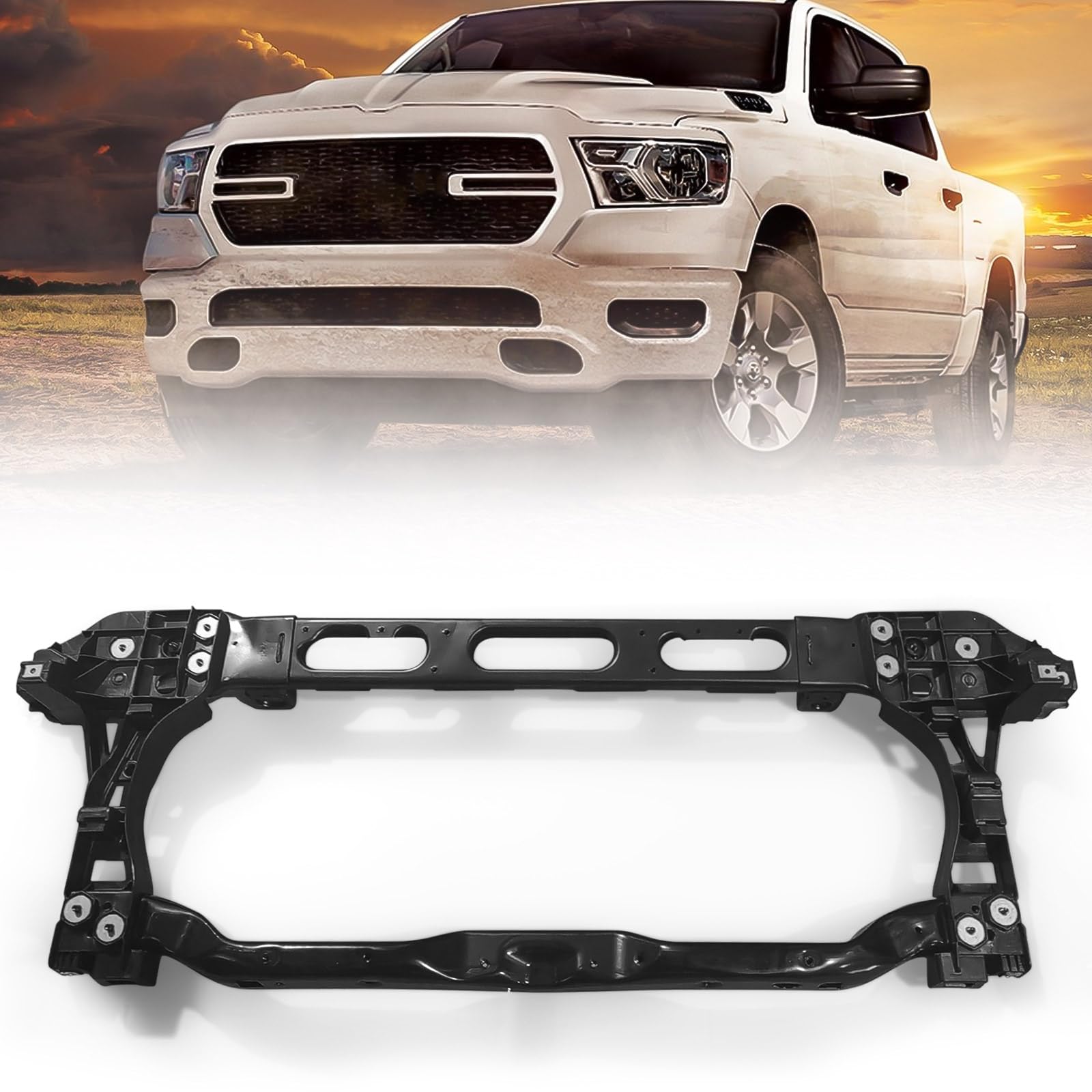 Amazon.com: VLINCAR Front Radiator Support Compatible with Dodge