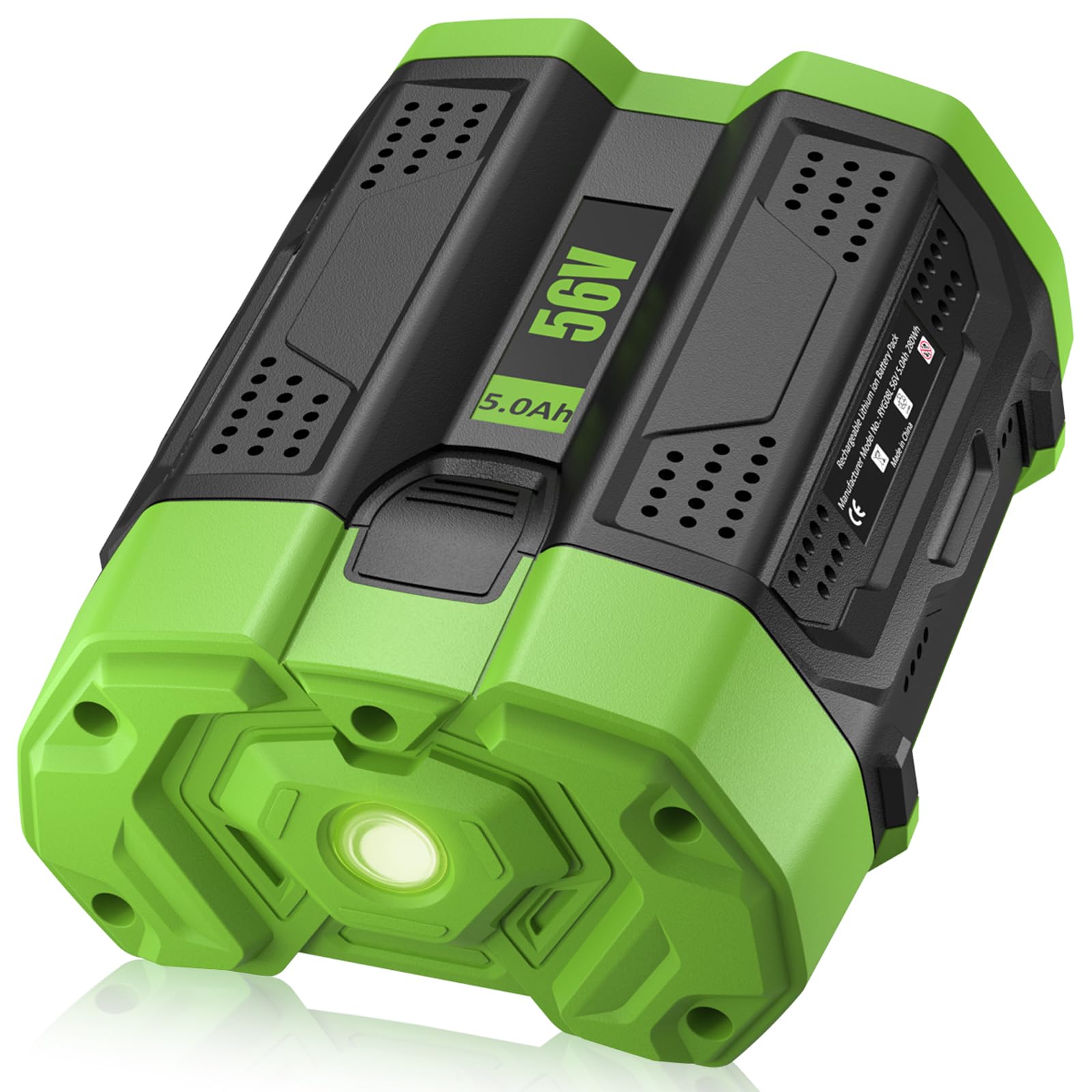 5.0Ah Replacement for EGO 56V Battery Compatible with EGO 56 Volt Lithium-ion Battery BA1400T BA2800 BA2800T BA4200 BA4200T Compatible with EGO 56V Power Tools Lawn Mower Leaf Blower Chainsaw