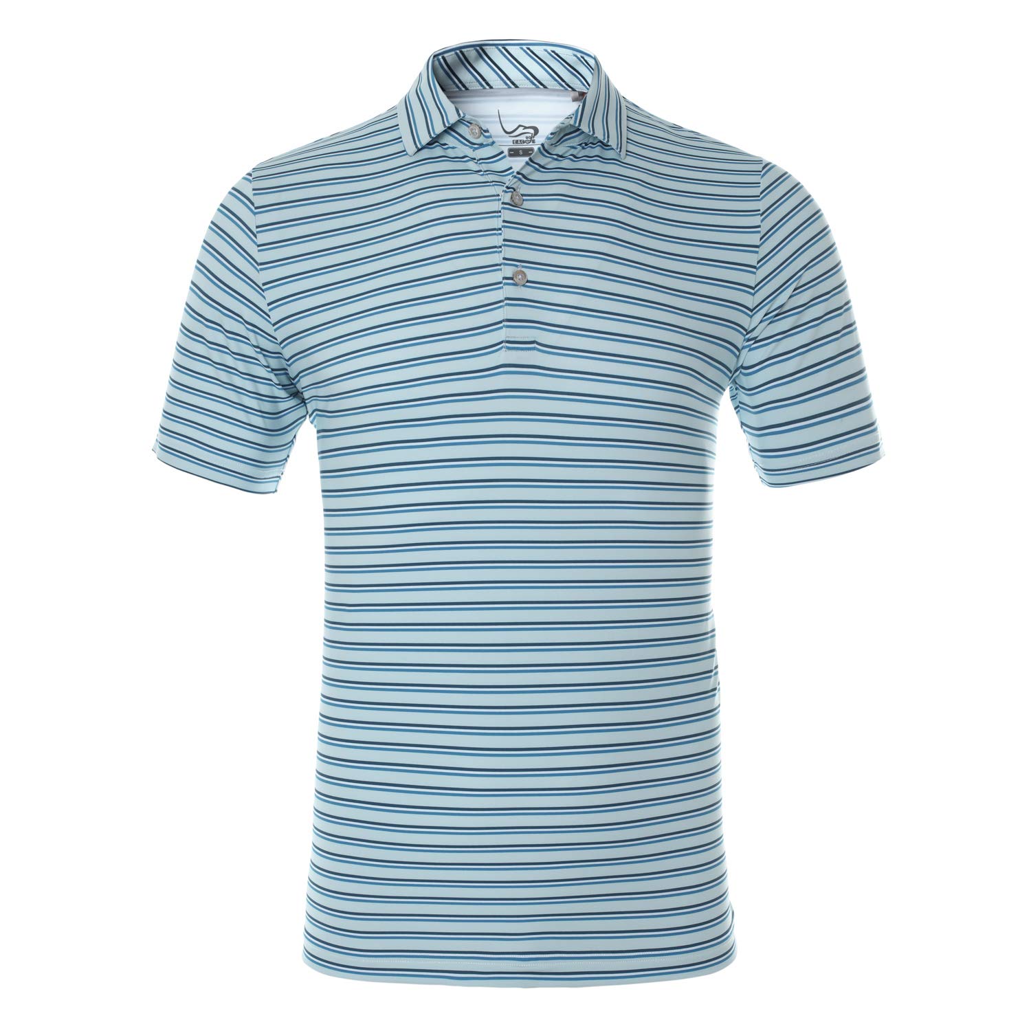 EAGEGOF Men's Performance Polo Shirt Stretch Tech Golf Shirt Short Sleeve Slim Fit