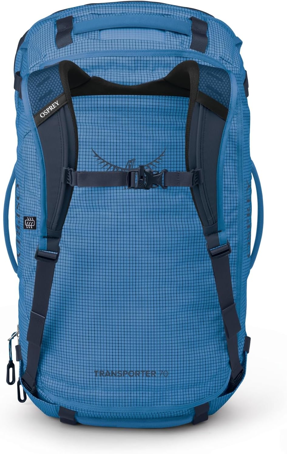 Osprey Transporter Durable Squffel Bag - Water Resistant Square Split Travel Duffel Backpack - Image 7