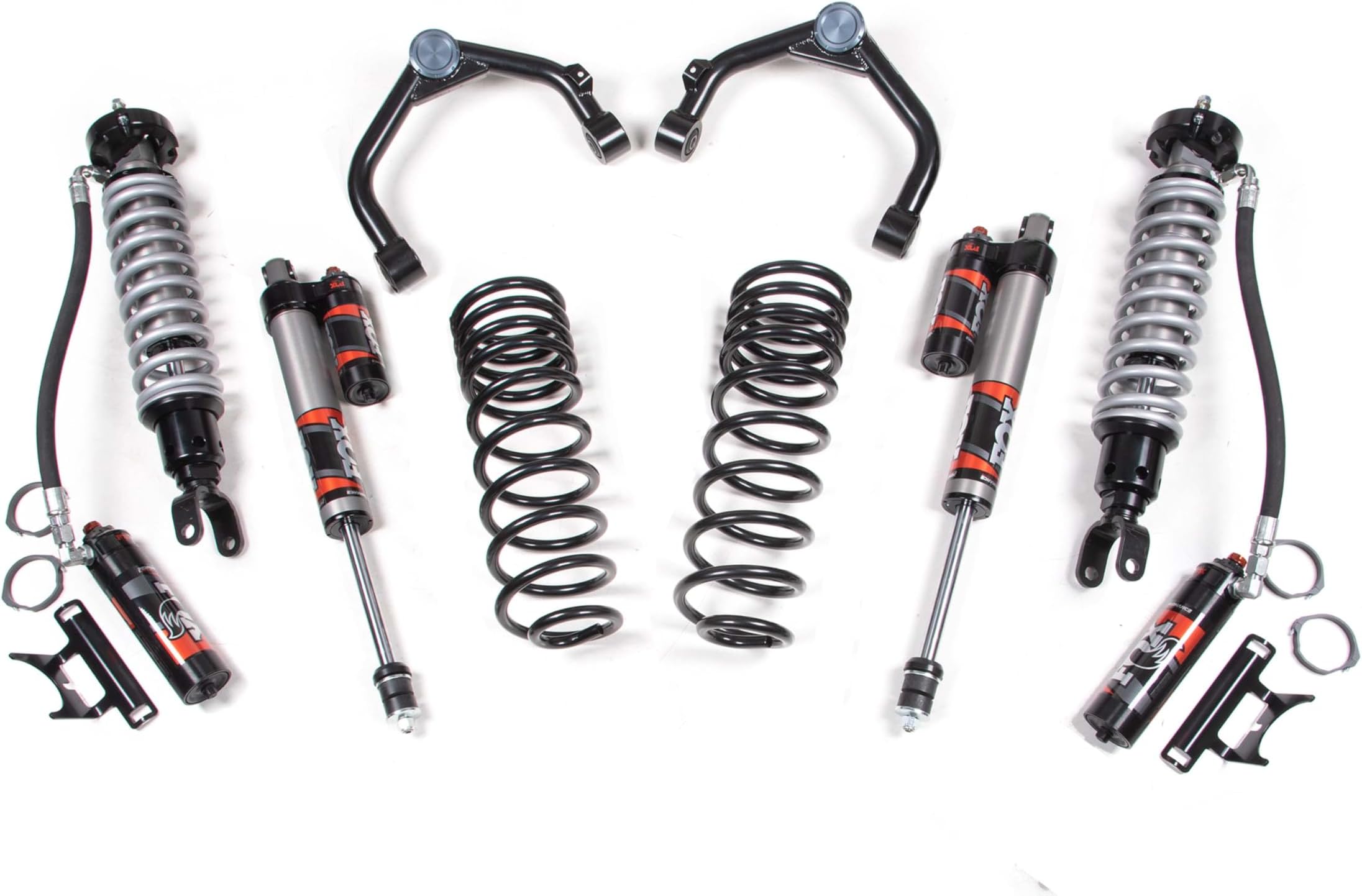 BDS1708FPE | 3 Inch Full Suspension Lift Kit (Front & Rear) | FOX 2.5 Elite Coilover | FOX 2.5 Elite | Compatible with Ram 1500 (19-24) 4WD