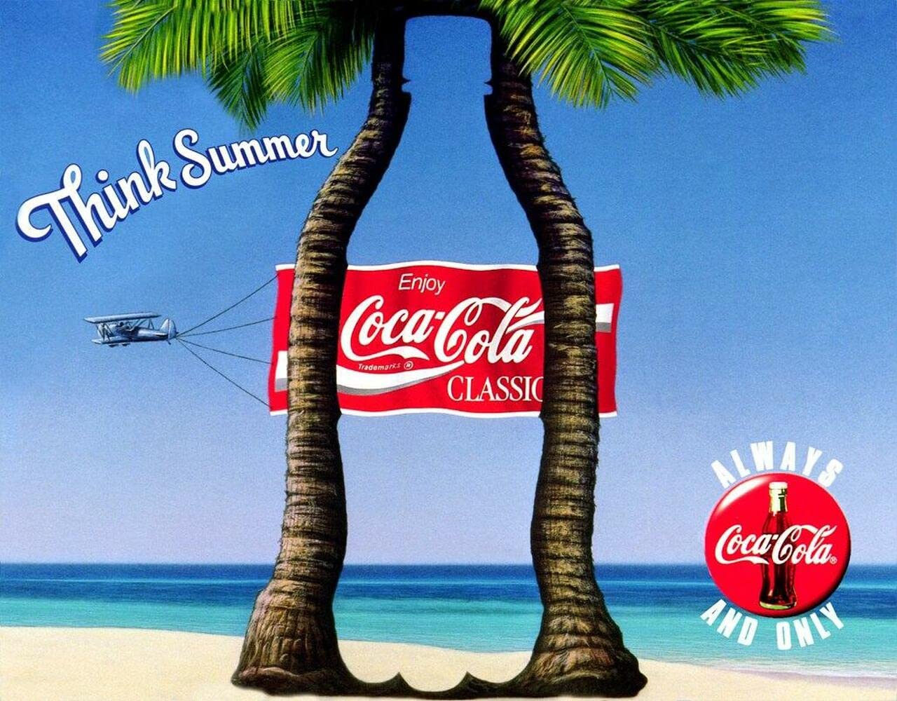 Amazon.com: Desperate Enterprises Coca Cola Classic Beach and Palm