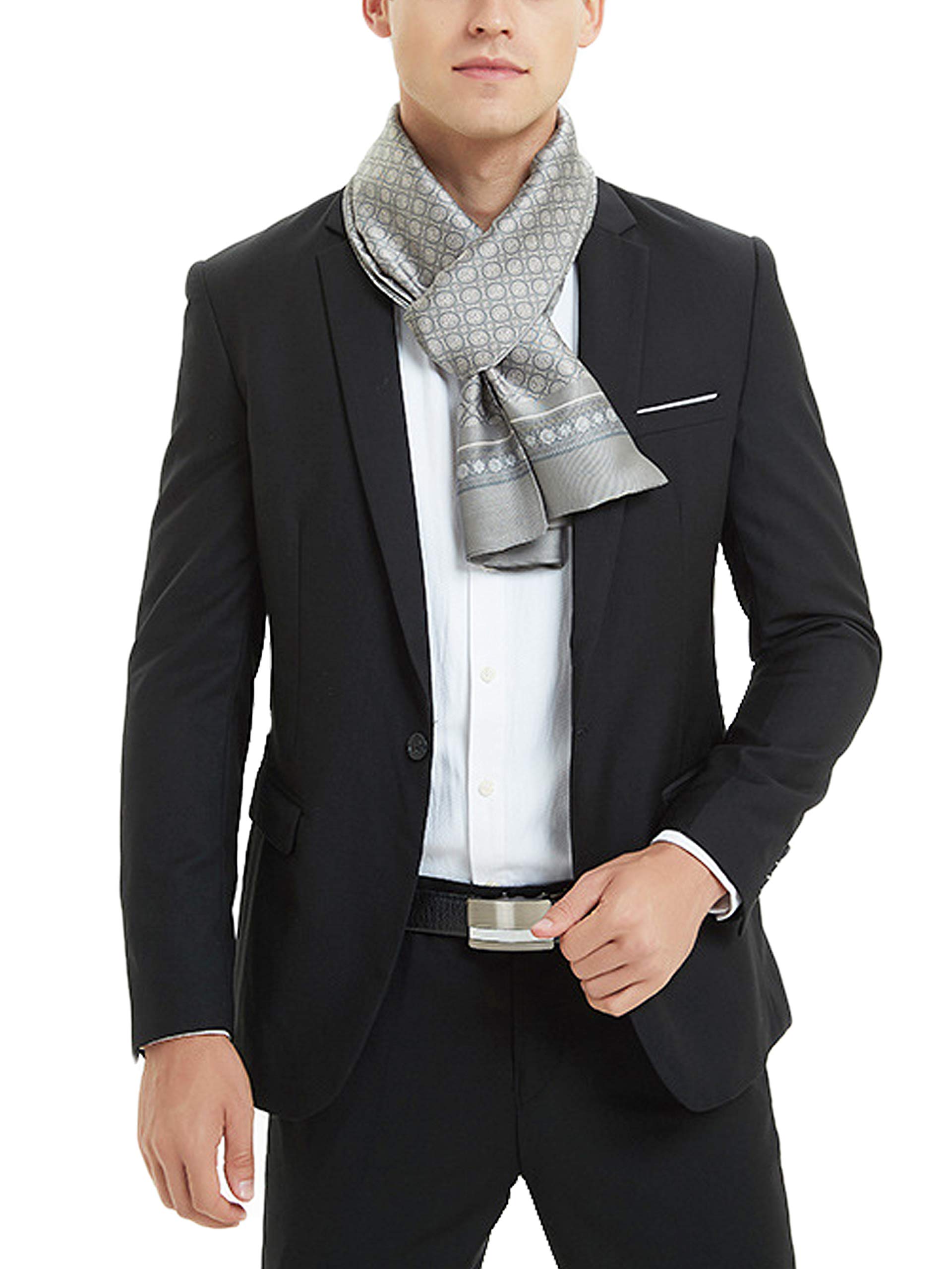 Bufanda delgada de rayón para otoño primavera para hombre