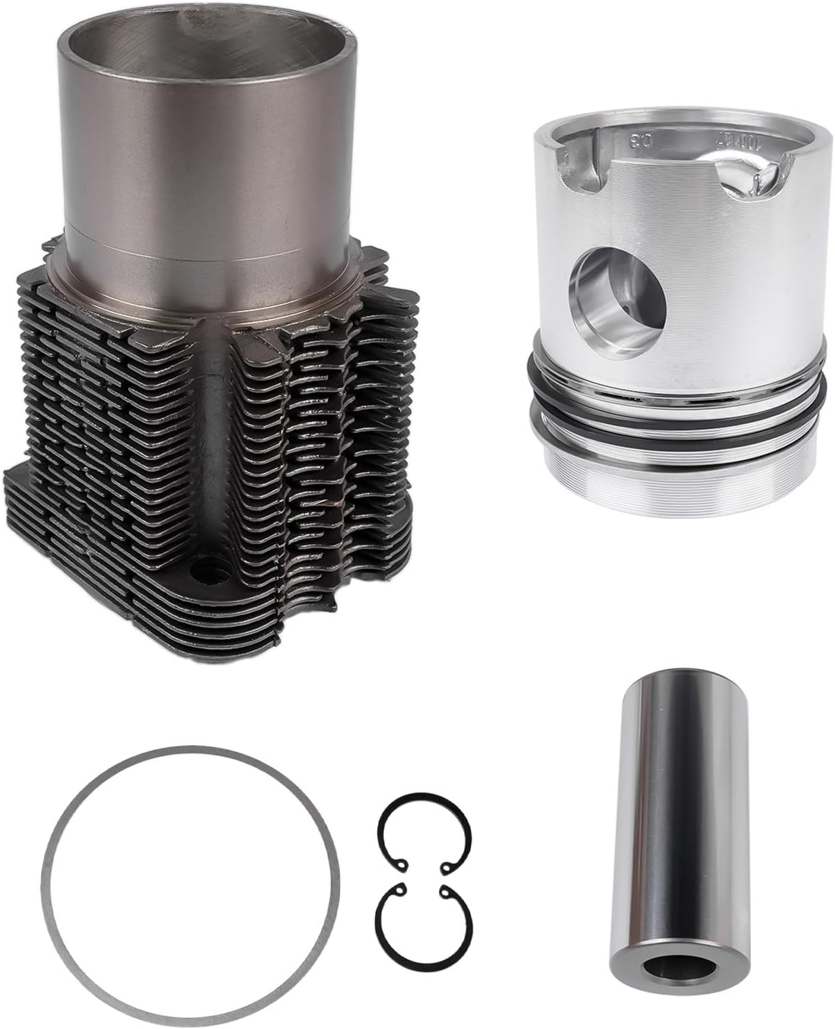Cylinder Liner Piston Kit Replacement for Deutz FL912 F3L912 F4L912 F6L912 100MM Part# 02928142, 04157756, 02136952