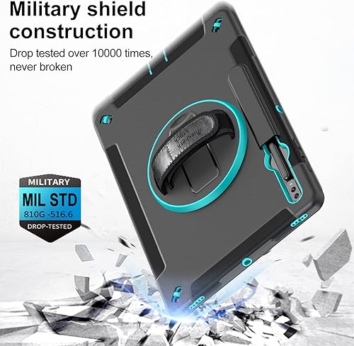 Vista 97 de Funda para Galaxy Tab S10 Ultra/S9 Ultra/S8 Ultra 14.6 INCH: Funda protectora de TPU para Samsung Tablet S9 Ultra/S8 Ultra 14.6" con soporte - Asa