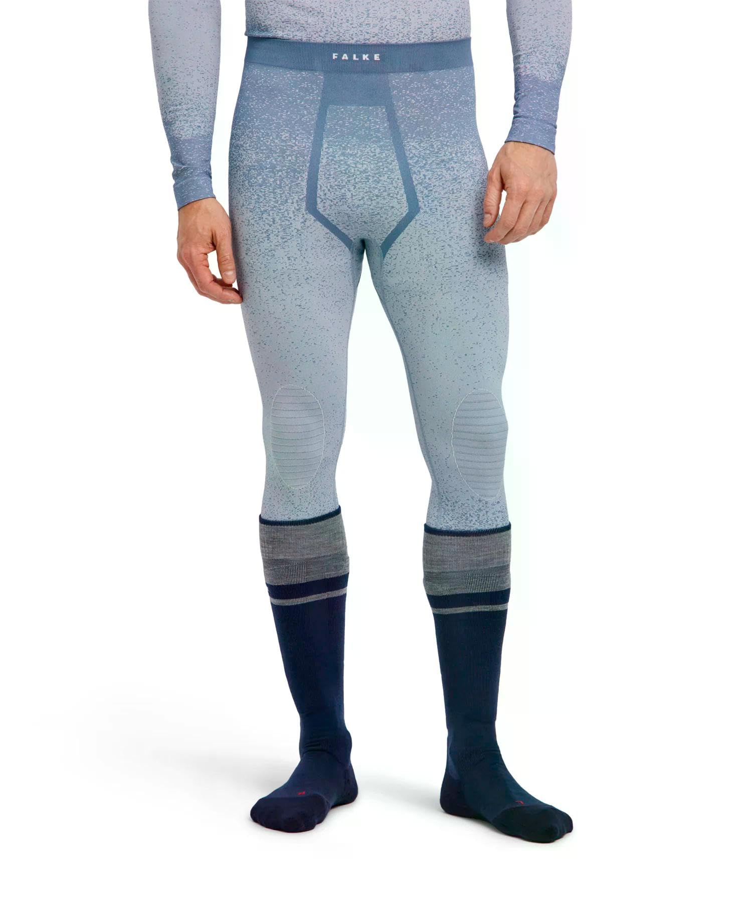 FALKE Maximum Warm Trend 3/4 M Ti hilo funcional secado rápido 1 pieza, Capa de base inferior Hombre, Blanco Off-White 2040, XXL