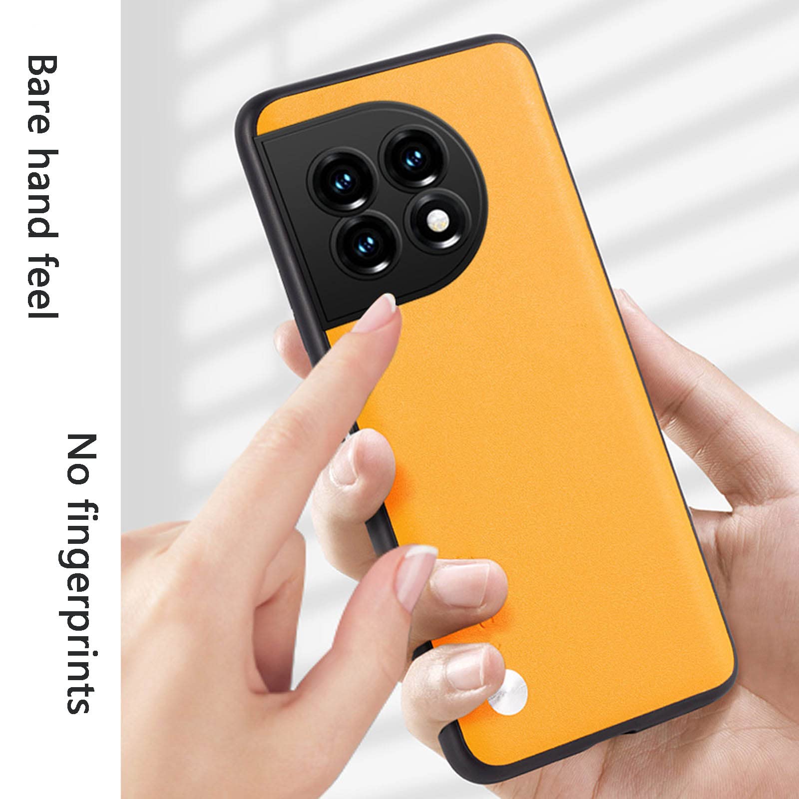 Coque pour Oneplus Ace 2, Ultra-Mince Classique Cuir Protecteur avec Protection De La Caméra Coque Arrière De Téléphone Durable Antichoc Housse,Rouge