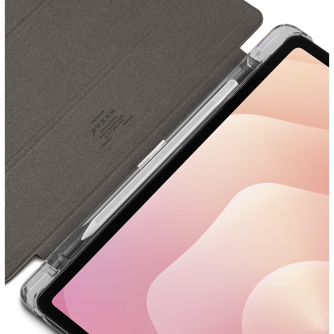 Hama Cover per tablet Samsung Galaxy Tab S11 (11), custodia protettiva Fold Clear, scomparti S Pen e penne, custodia a cavalletto, retro trasparente, standby automatico, magnetica, leggera, nero