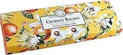 Giorno Bagno Kit De Sabonete Em Barra Para Mãos E Corpo Aroma Flor De Laranjeira E Vetiver 3 X 100G