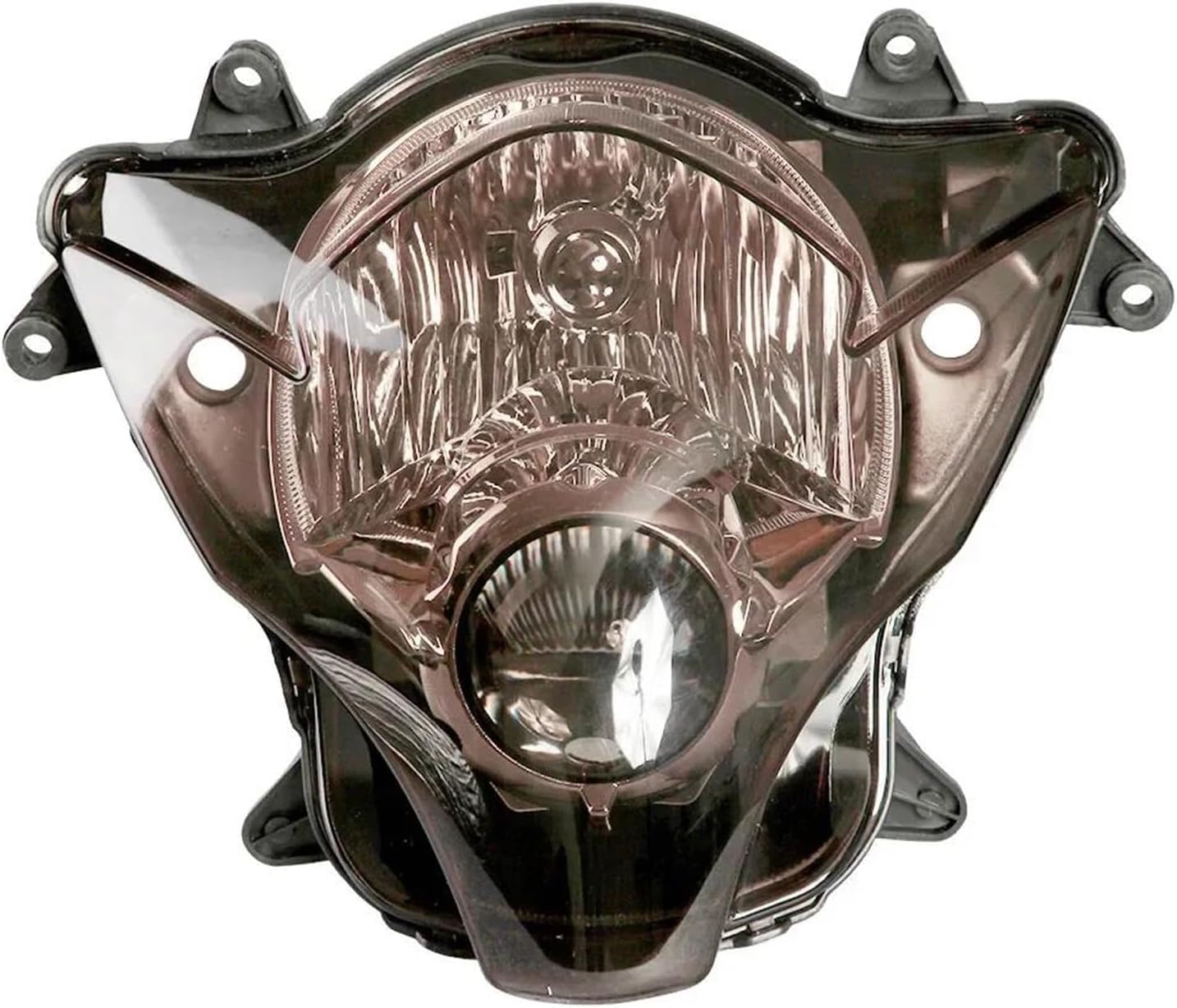 Motorcycle Headlight Protector Headlight Headlamp Head Light Lamp Assembly For Suzuki Motorcycle GSXR600 GSXR750 GSXR GSX-R 600 750 K6 2006 2007(Sm-oke)