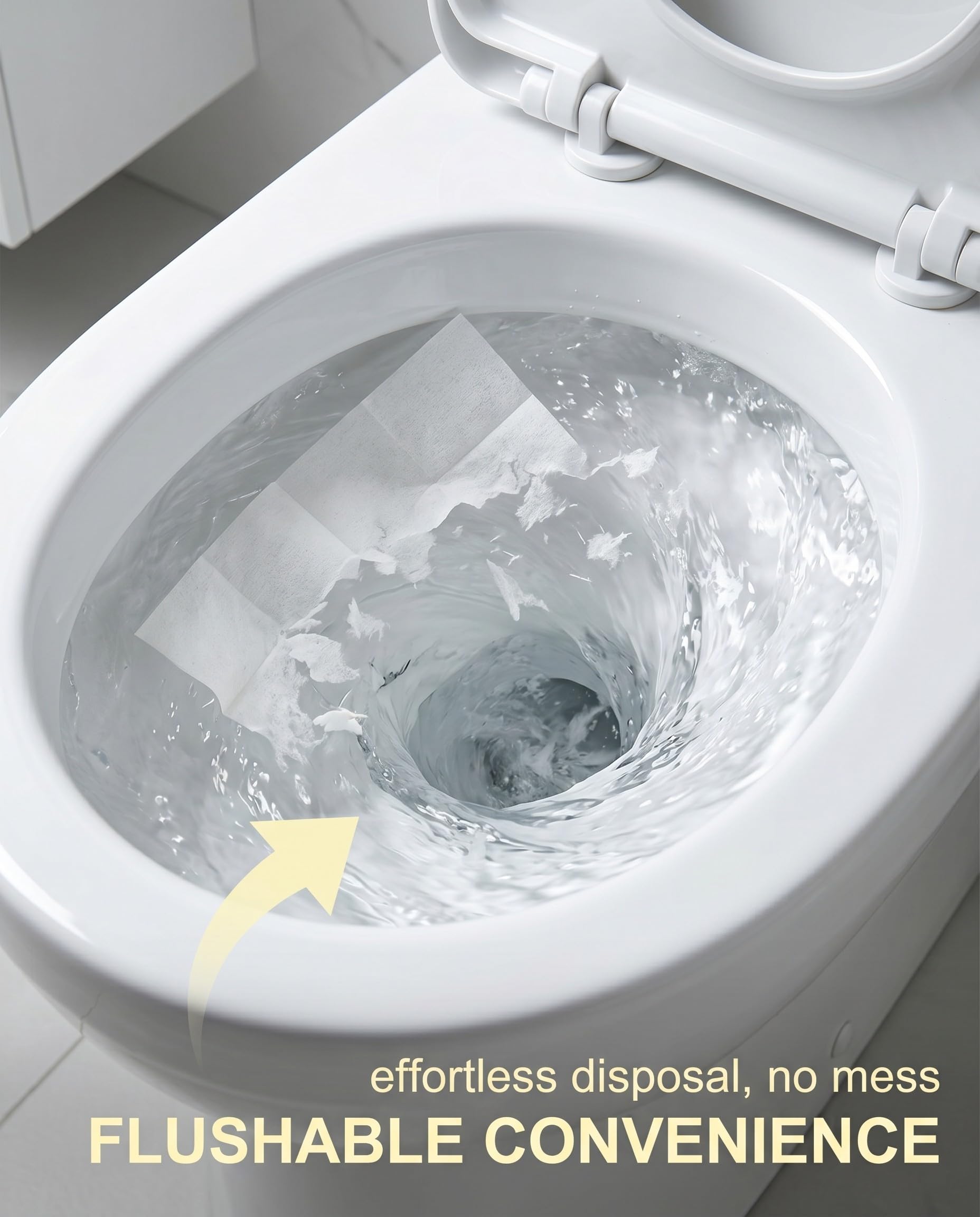 Copriwater Usa E Getta 60 Pezzi Coprisedili Wc Bianchi Biodegradabili Protezione Igienica