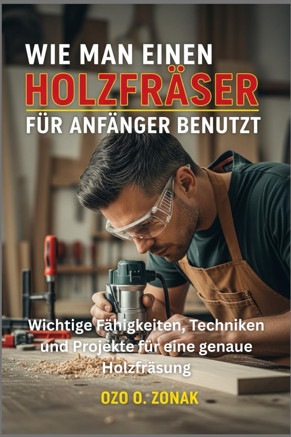 WIE MAN EINEN HOLZFRÄSER FÜR ANFÄNGER BENUTZT: Wichtige Fähigkeiten, Techniken und Projekte für eine genaue Holzfräsung