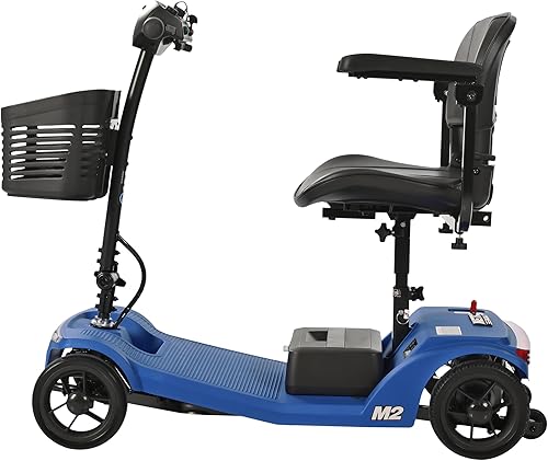 Miniatura 21 de Patinete eléctrico de movilidad para adultos, movilidad de 4 ruedas, peso máximo de 265 libras, aprobado por línea aérea para silla de ruedas