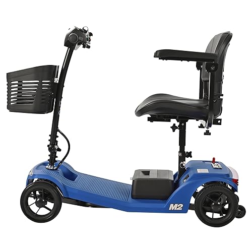 Miniatura 8 de Scooter eléctrico de movilidad para adultos, dispositivo de silla de ruedas para viajes, ancianos (M1 cromado)