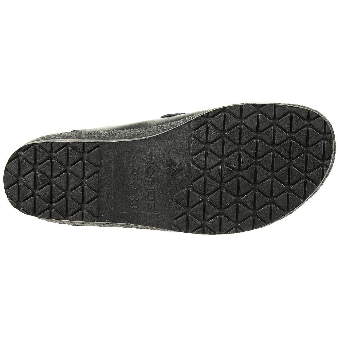 Rohde Neustadt-H Clogs Herren Hausschuhe Schuhe 1511 schwarz
