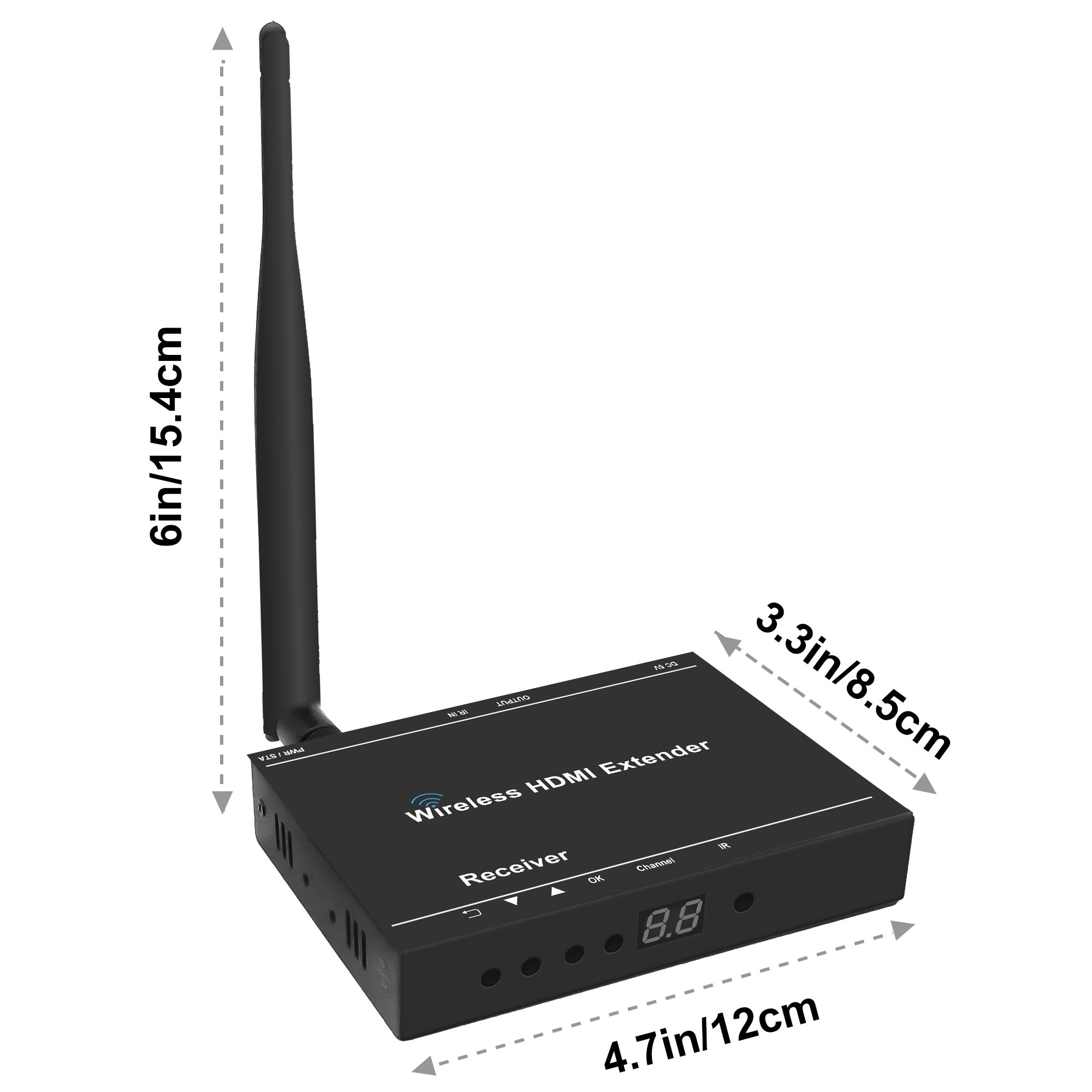 Amazon.com: J-Tech Digital 2x2 Wireless HDMI Matrix Extender 50m 