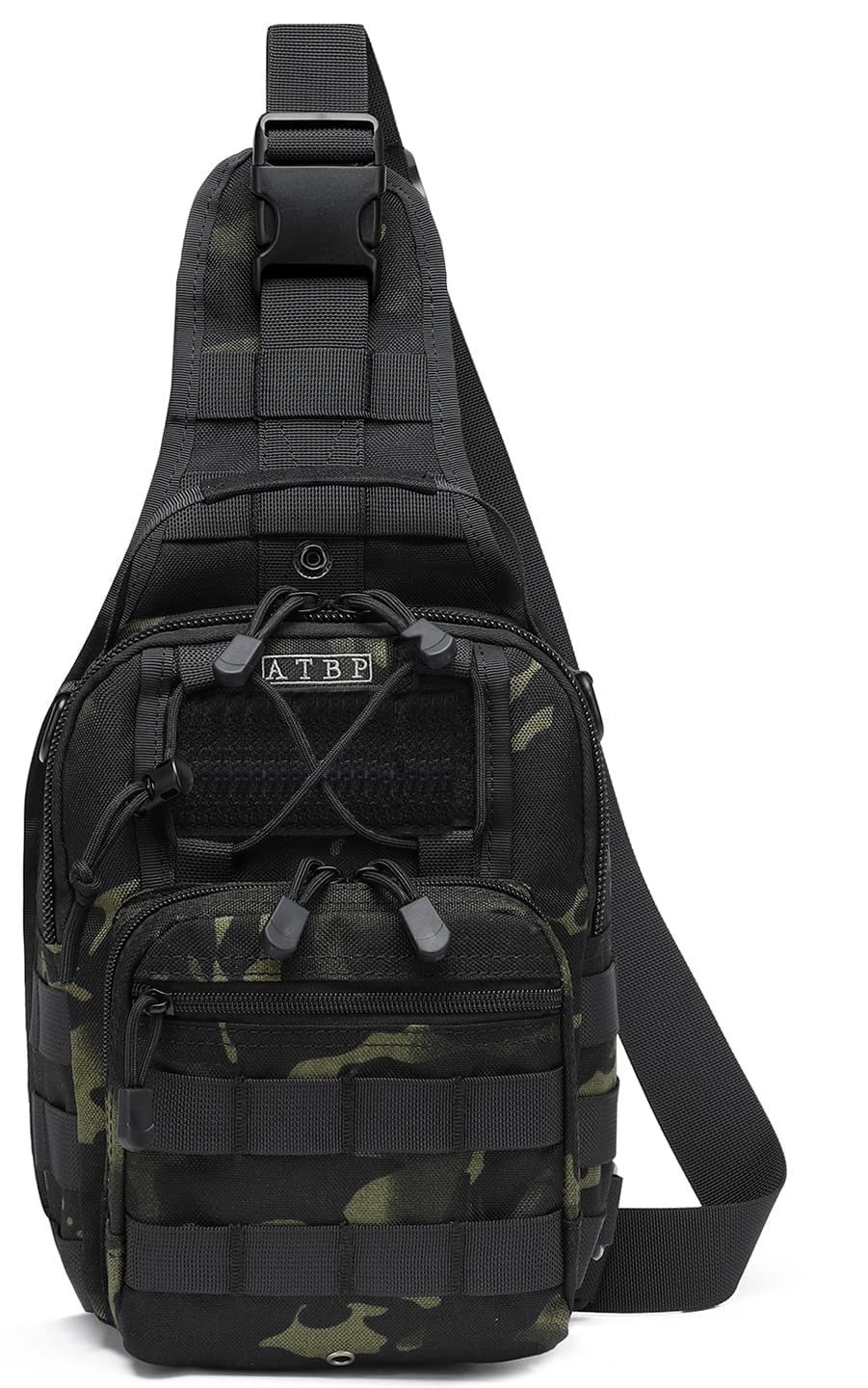 ATBP Small Tactical Sling Backpack Bag Pack for Men Military Shoulder Bag Molle Crossbody Bag for Hiking 6 Liters